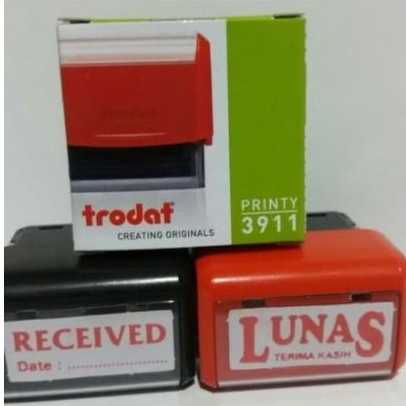 

Lucu Stempel Trodat 3911 Urgent/Lunas/Paid/Received/Cash Gilaa!!!