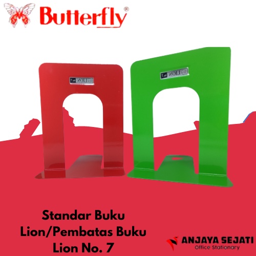 

Standar Buku | Pembatas Buku Lion No. 7 | Sekat Buku Besi | Perset