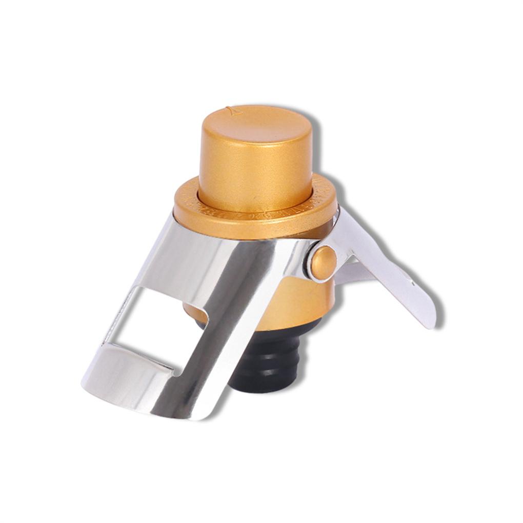 1per2 /2 /3 /5 Stainless Steel Wine Corks Stopper Rumah Pesta Jus Botol Pourer Cap Perlengkapan Restoran Dapur Kecil Silikon