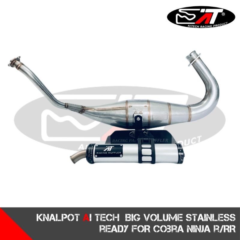 KNALPOT COBRA NINJA R RR SS ZX CBU ORI AITECH TIPE STAINLESS NEW MODEL