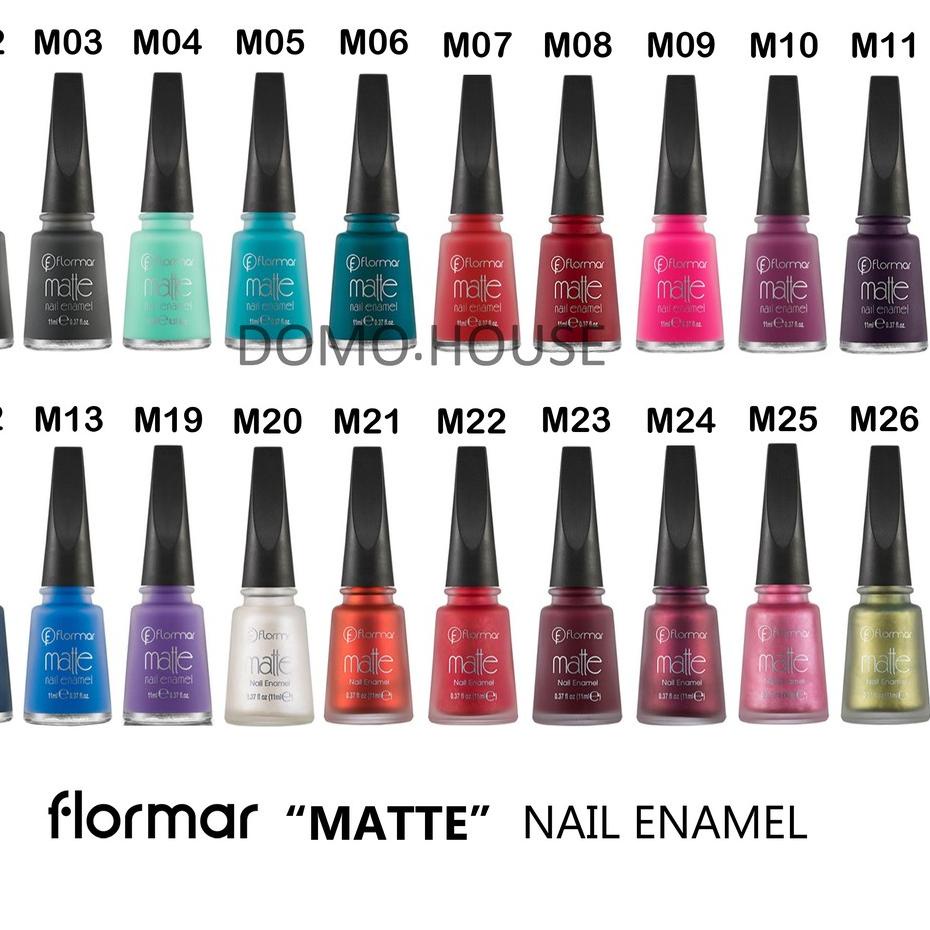 Selalu Baru--FLORMAR MATTE NAIL ENAMEL / KUTEK FLORMAR NAIL POLISH