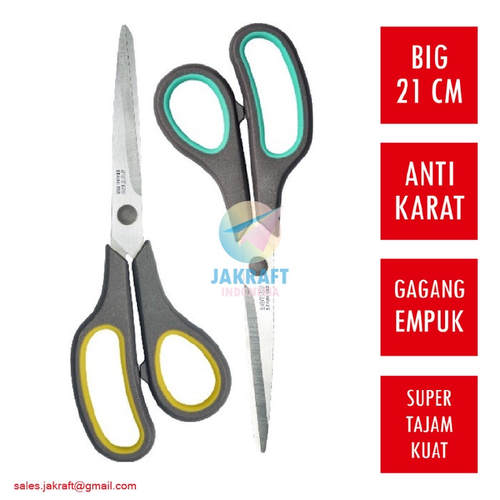 

Hari Ini Gunting Kertas Besar Gagang Empuk Joyko Sc-19 Soft Grip 21 Cm Hemat