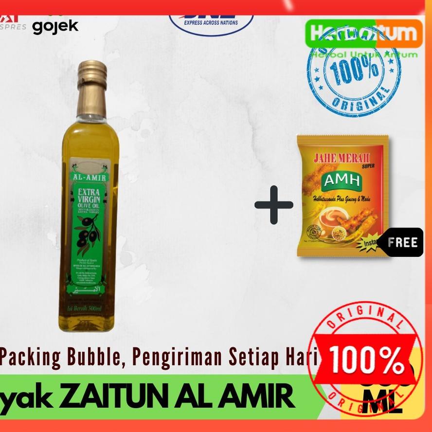 

EXCLUSIVE!Minyak Zaitun Asli - Minyak Zaitun Al-Amir 500 ml - Bisa Diminum - Ekstra Virgin|KD4