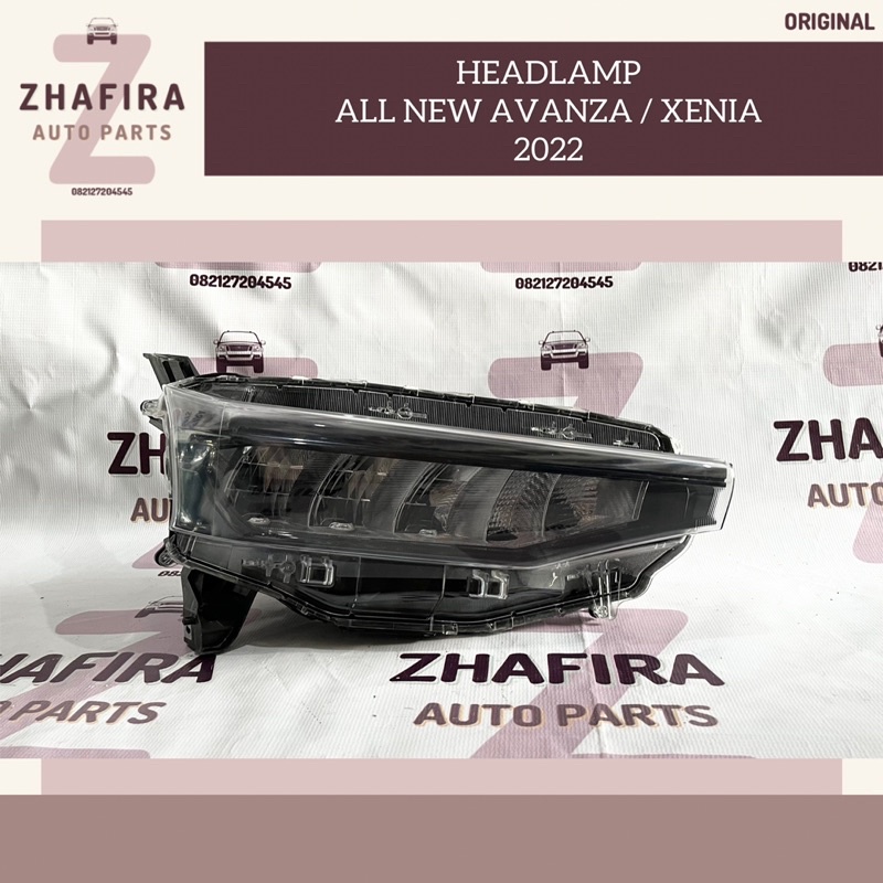 Headlamp Headlight Head Lamp Light Lampu Depan Utama Mobil Toyota All New Avanza 2022 Original