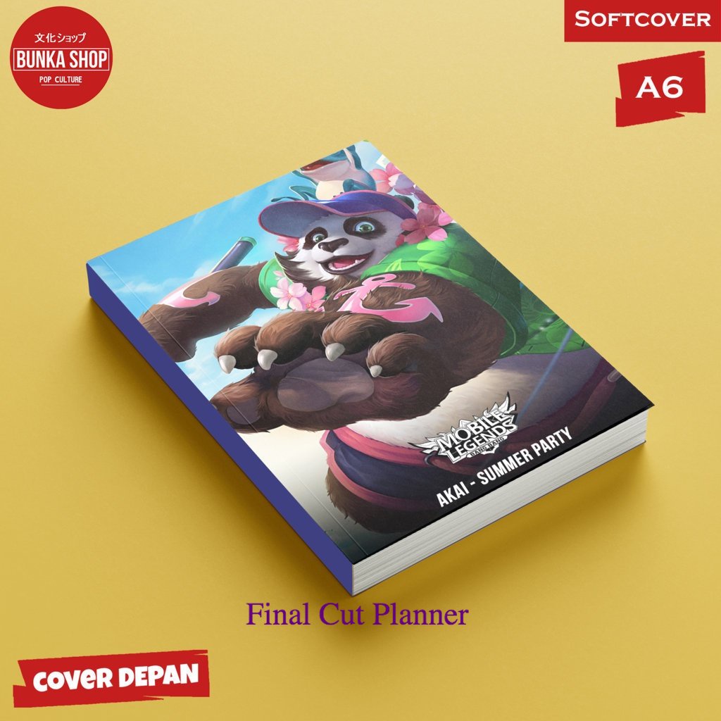 

Pocket Note Mobile Legends Akai Summer Party Softcover A6 Buku Tulis Catatan Notes Agenda Planner Jurnal .