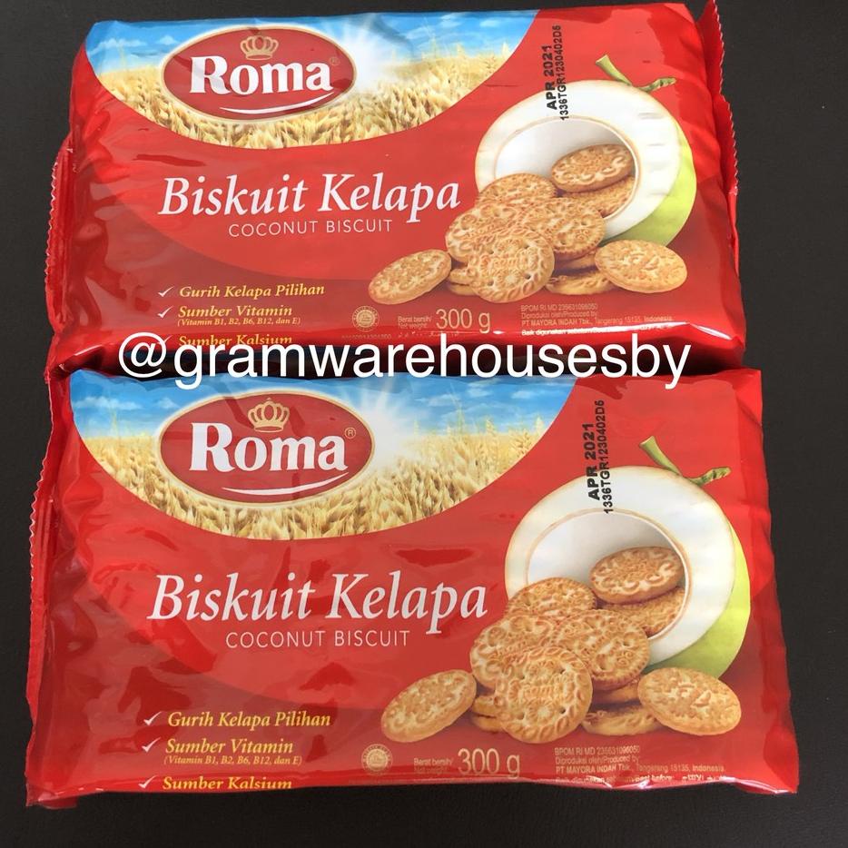 

ニ Roma biscuit kelapa 300gr HARGA TERMURAH 3490 ❖