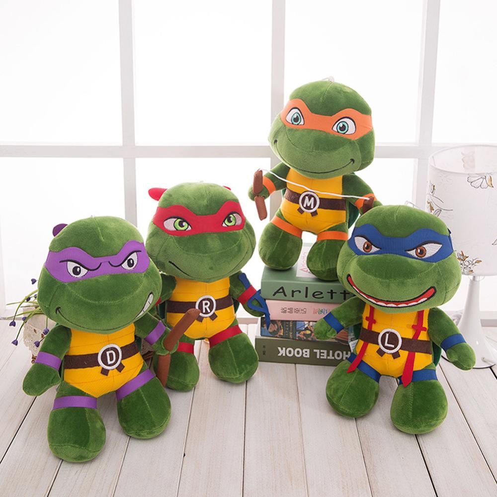 Boneka Ninja Turtle Boneka Kura Kura Ninja Boneka Donatello Boneka Mikey Raffaele Leonardo 25cm