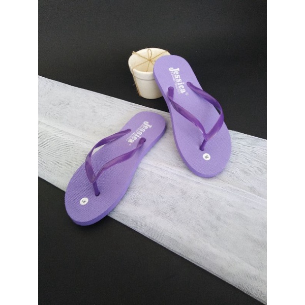 OBRAL Sandal Jepit Wanita Spons Teplek Motif Kotak Sandal Jepit Rumah Ringan