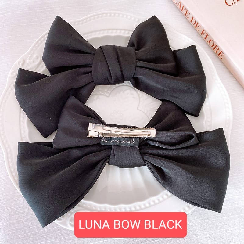 LUNA BOW PITA RAMBUT ALA KOREA KPOP AKSESORIS FASHION IMPORT JEPITAN RAMBUT