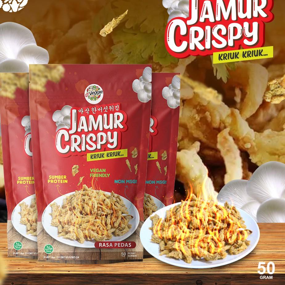 

✨STAR✨ DVEGGIE Jamur Crispy 50 gram murah