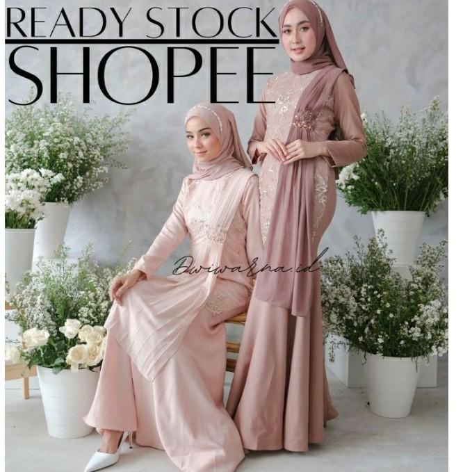 {DJ.18Oc22ᴮ} GAMIS LEBARANDRESS LiLAC DRESS PESTA BRIDESMAID GAUN LAMARAN S M L XL XXL