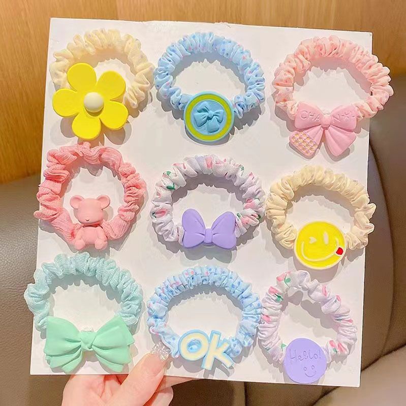 A06 IKAT RAMBUT SCRUNCHIE MOTIF BUAH KOREA