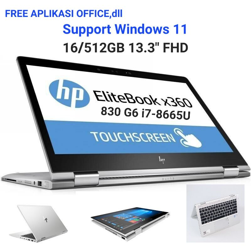 HP EliteBook X360 830 G6 i7-8665U 16GB 512GB 13.3 FHD Touchscreen