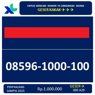 NOMOR XL PERDANA XL SUPER SUPER CANTIK