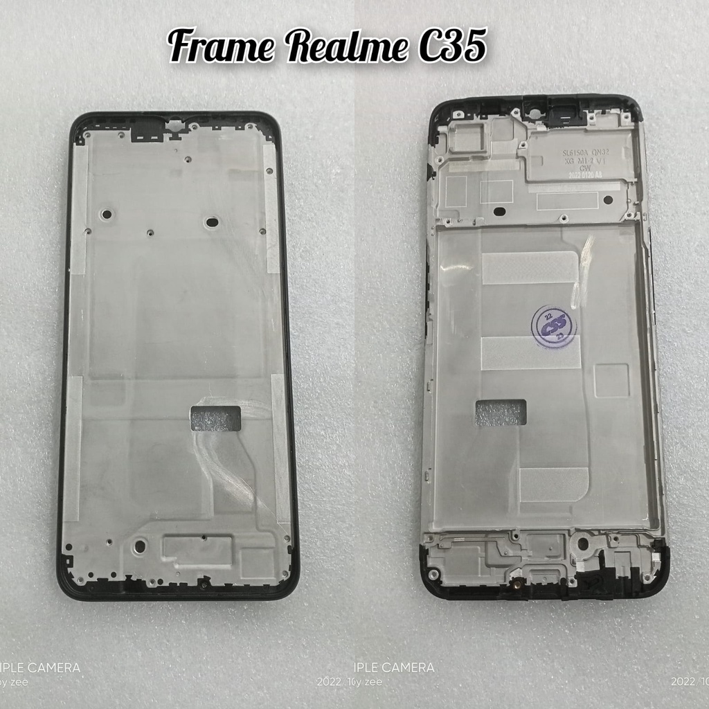Middle Frame Lcd Realme C35 Bazel Tulang Tatakan Realme C35