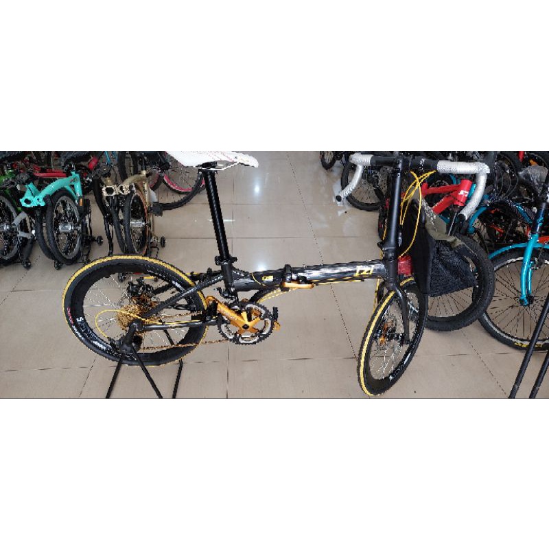 sepeda lipat izi 20incih rakitan dropbar 2x9sp