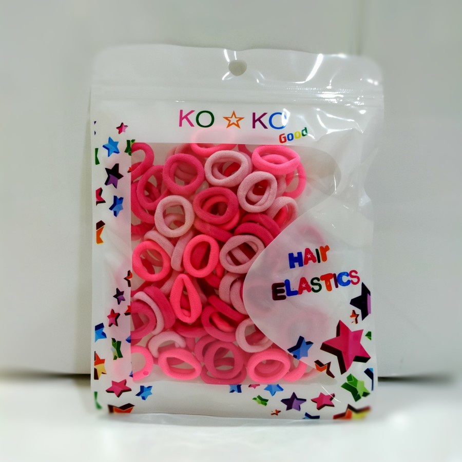 BELLA - KARET IKAT RAMBUT DONUT DONAT KECIL BESAR BTS - HARGA PER PACK