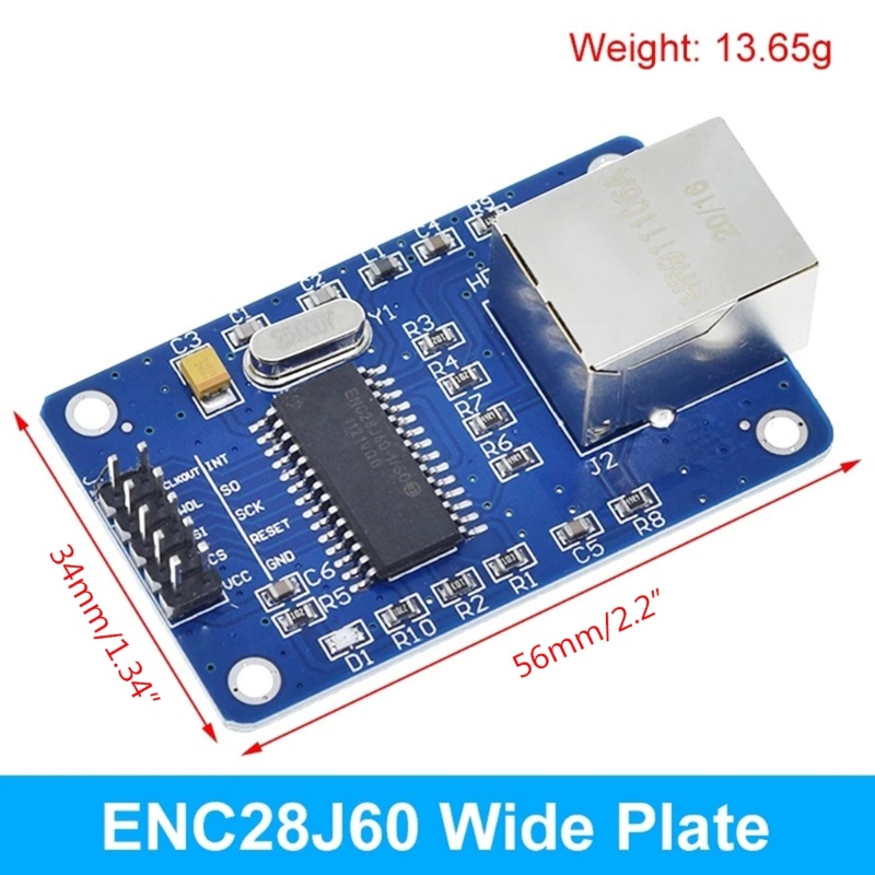 Modul Interface SPI HR911105A 3.3V Untuk 51 / AVR- / ARM / PIC 2