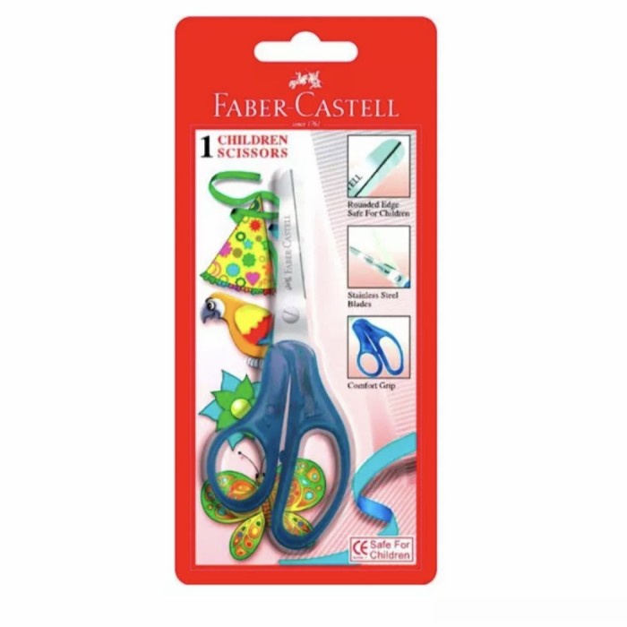 

Segera Miliki Faber Castell Children Scissor(Gunting Kecil Anak) Bergaransi