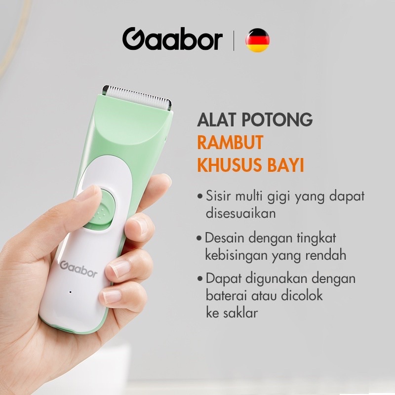 Gaabor Portable Hair Clipper Baby Pencukur Rambut Bayi Elektrik  /GHCL-N5A1