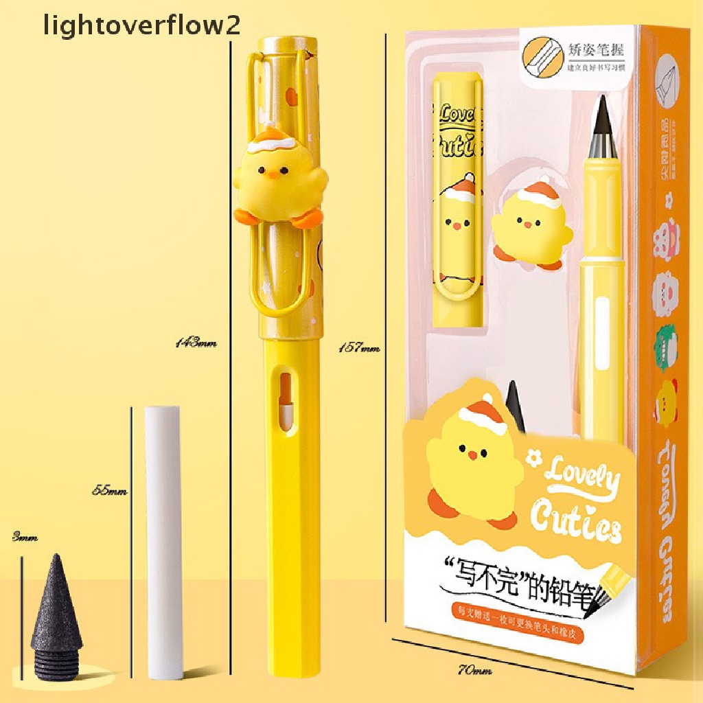 (lightoverflow2) 5pcs / Set Pensil Gambar / Sketsa Desain Binatang Lucu