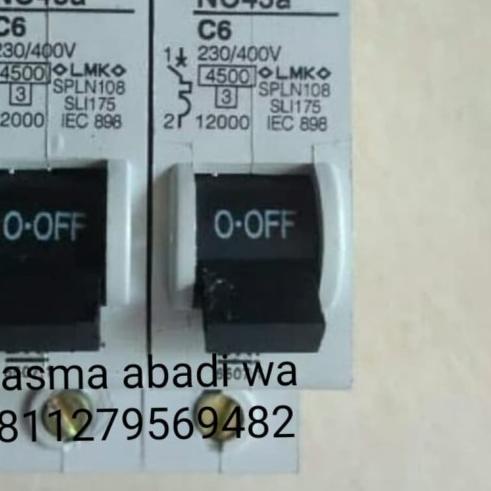 MCB Merlin Gerin NC45a 1phase 6A 10A 16A 20A