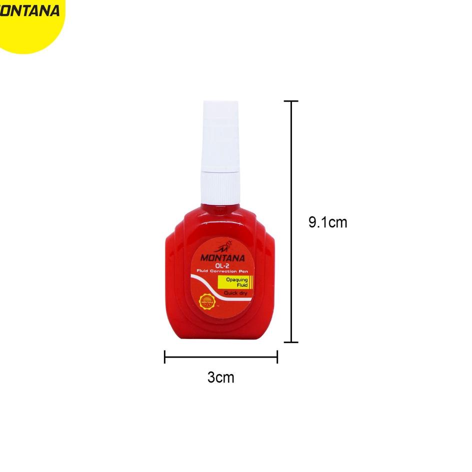 

Big Sale MONTANA Correction Fluid / Cairan Koreksi / Penghapus Cair Montana OL-2