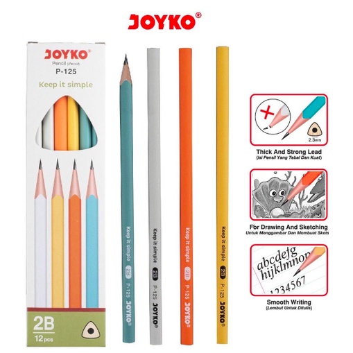 

ENISOO STORE - Pensil 2B Joyko P-125