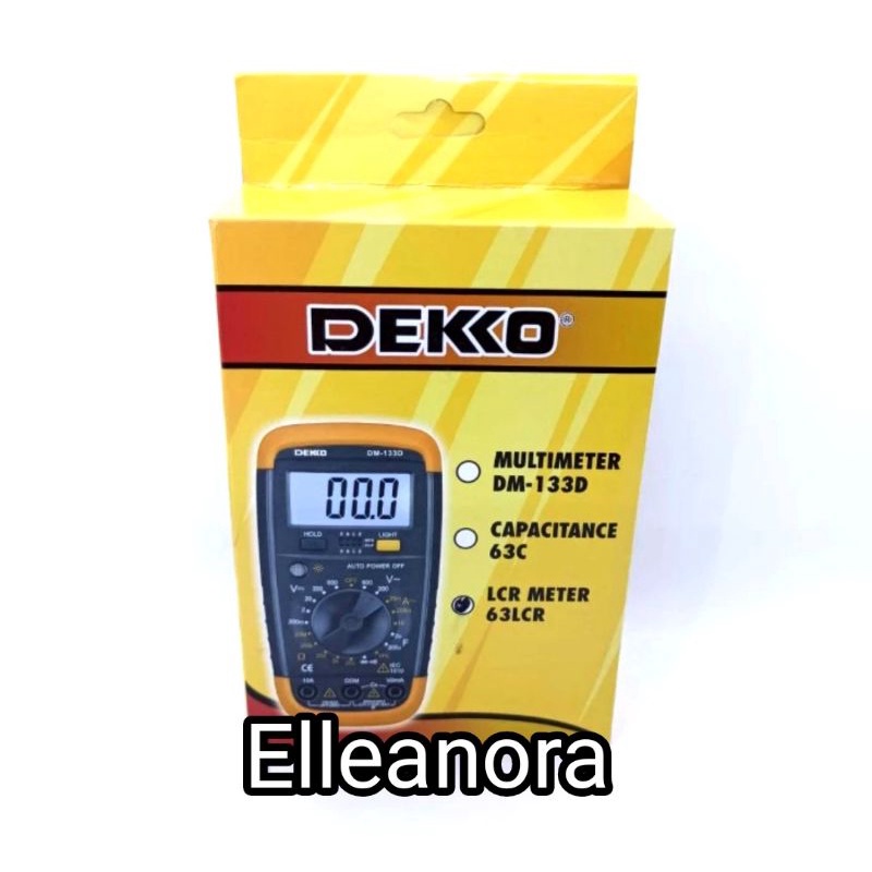 LCR Meter Digital Dekko 63LCR