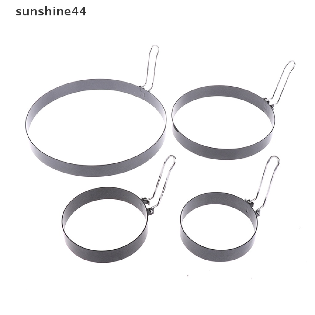 Sunshine 9 / 10 / 15 / 20cm Ring Cetakan Pancake / Telur Goreng Bahan Metal Anti Lengket