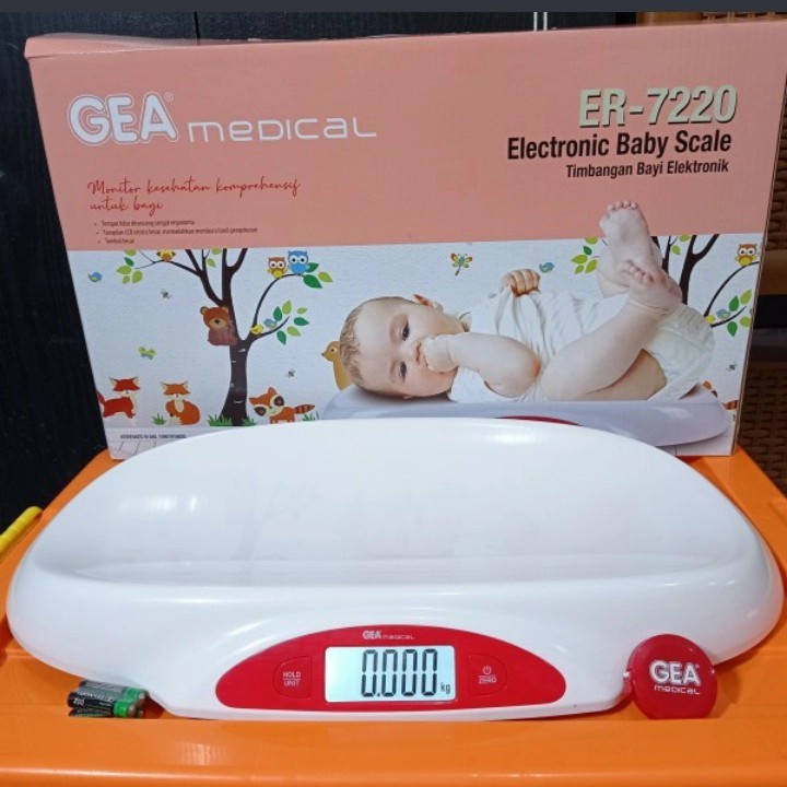 Timbangan Bayi Digital GEA ER 7220 / Electronic Baby Scale -FREE BUBLE