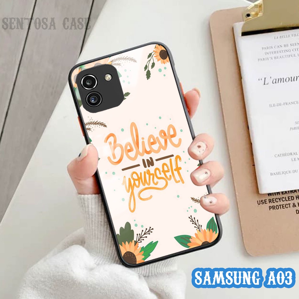 Softcase Kaca Samsung A03 - Case Handphone Samsung A03 [T44].