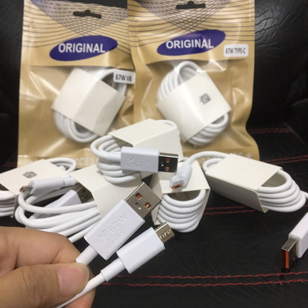 Kabel data Xiaomi  33W / 55W / 67W / 120W mirco dan tipe c / USB kabel to mirco / tipe c