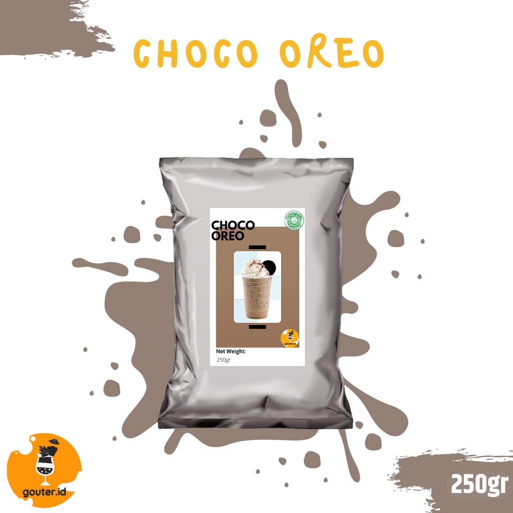 BUBUK MINUMAN RASA CHOCO OWREO 250GR / SERBUK MINUMAN ANEKA RASA / BUBUK MINUMAN KEKINIAN / MINUMAN INSTAN / BOBA DRINKS