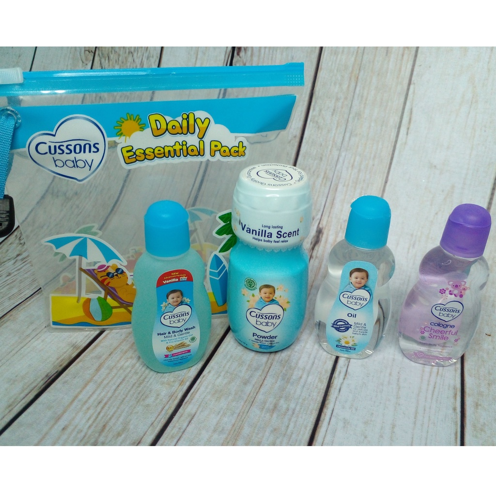 Cussons Baby Mini Bag Gift Set / Paket Mandi Bayi / Cussons travel pack / kado bayi / zafka store