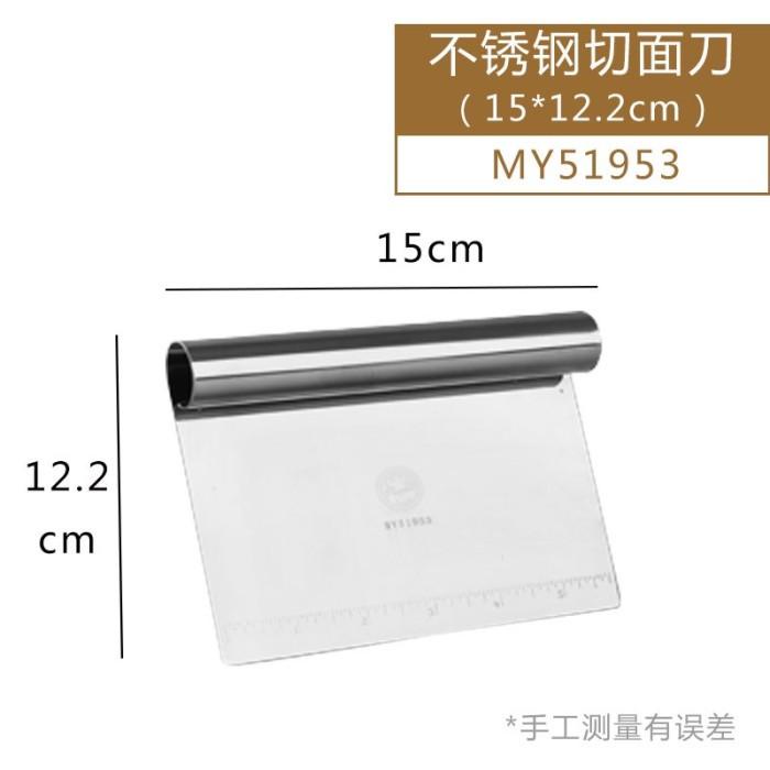 Scraper Dough/ Scraper Cutter Stainless Handle Stainless 92