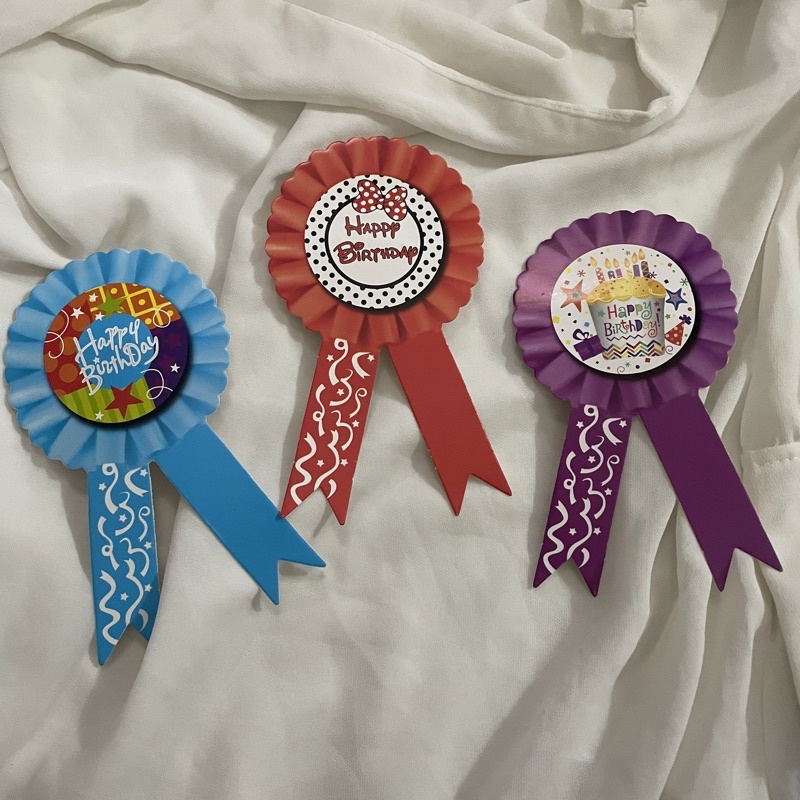 

Happy Birthday Badge Awards | Pita Kado | Medali Ulang Tahun | Perlengkapan Pesta Ulang Tahun