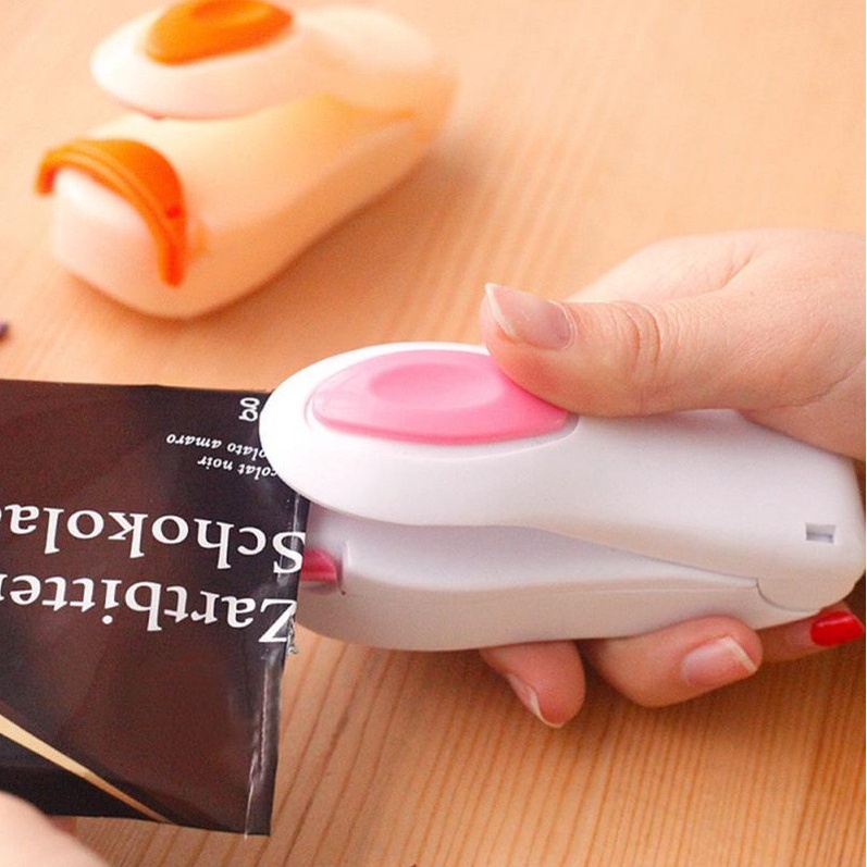 Mini Hand Sealer Elektrik / Alat Perekat Plastik / Mini Sealing Segel makanan snack