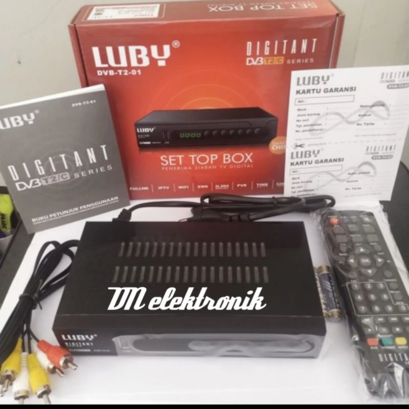 set top box DVBT2/C Receiver luby TV STB Digital DVB T2-01