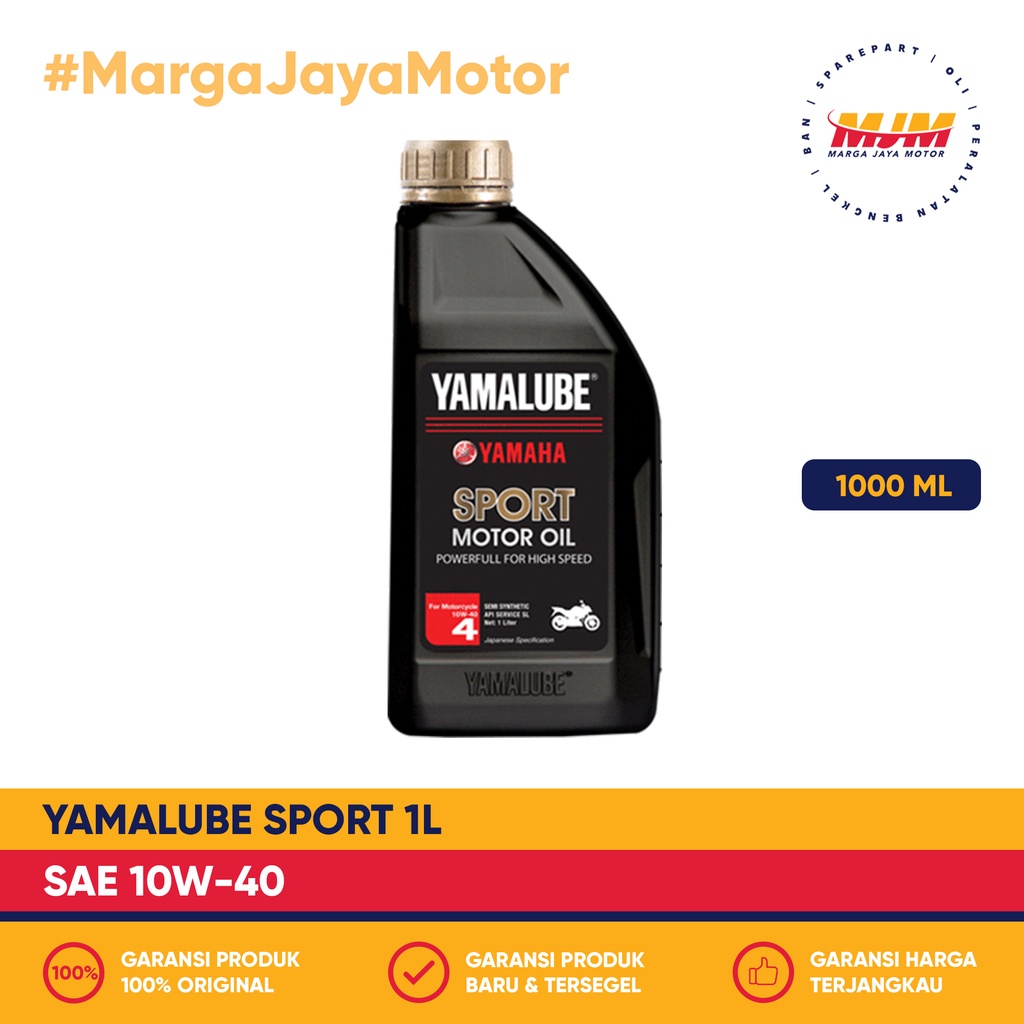 Yamalube Sport 4T 10W/40 1000ml Yamaha Oil 1L