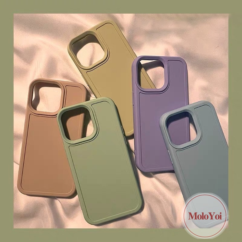 Soft Case Matte Warna Permen Macaron Untuk iPhone 14 13 11 12 Pro MAX 7plus 8plus XR X XS MAX 7 8 Plus