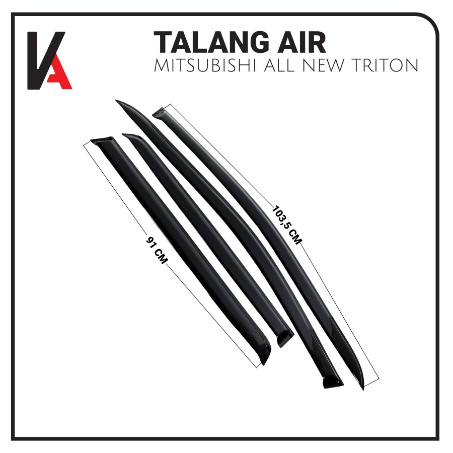 TALANG AIR MOBIL MITSHUBISI ALL NEW TRITON MODEL SLIM