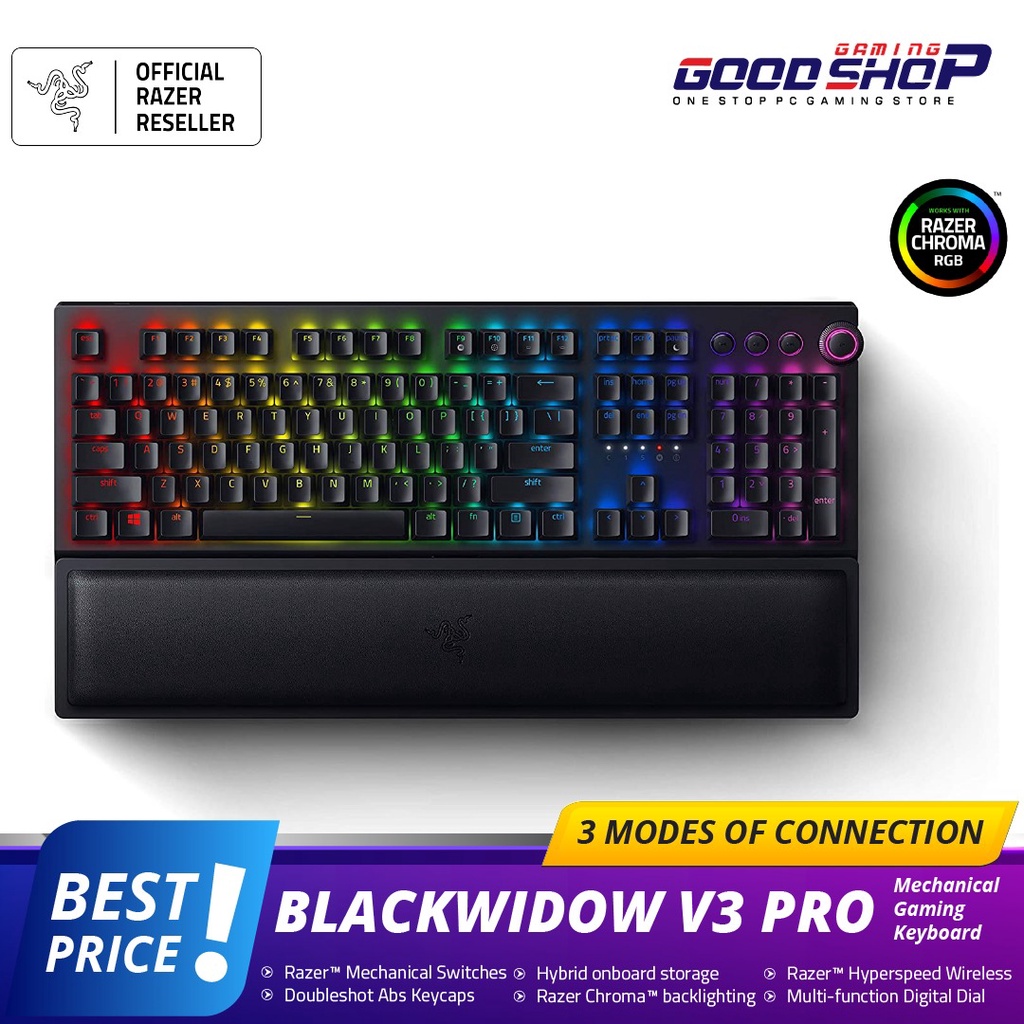 Razer BlackWidow V3 Pro Wireless - Gaming Keyboard