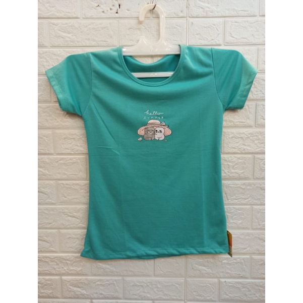 Kaos atasan cewek ladies murah warna biru