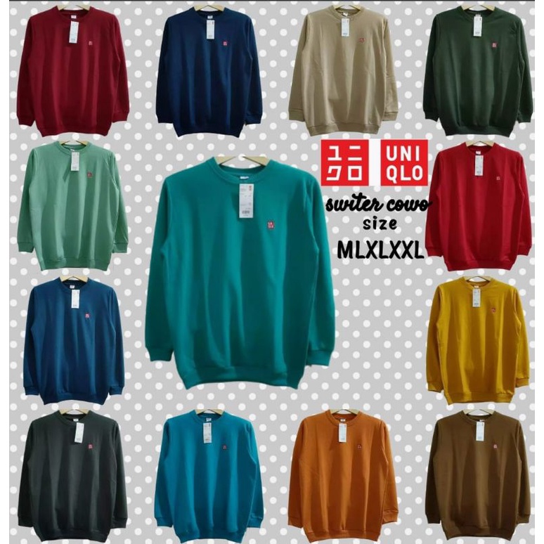 TERMURAH SWEATER UNIQLO UNISEX ORIGINAL BRAND PART 1