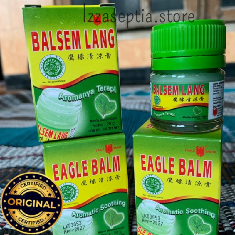 Jual Balsem Lang Gr Balsem Cap Lang Gosok Pereda Nyeri Otot Hijau Shopee Indonesia