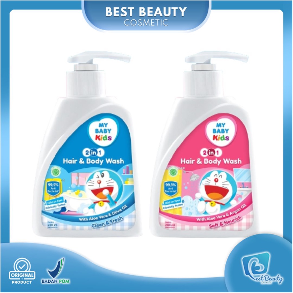 ★ BB ★ MY BABY Kids 2in1 Hair &amp; Body Wash Pump 200ml
