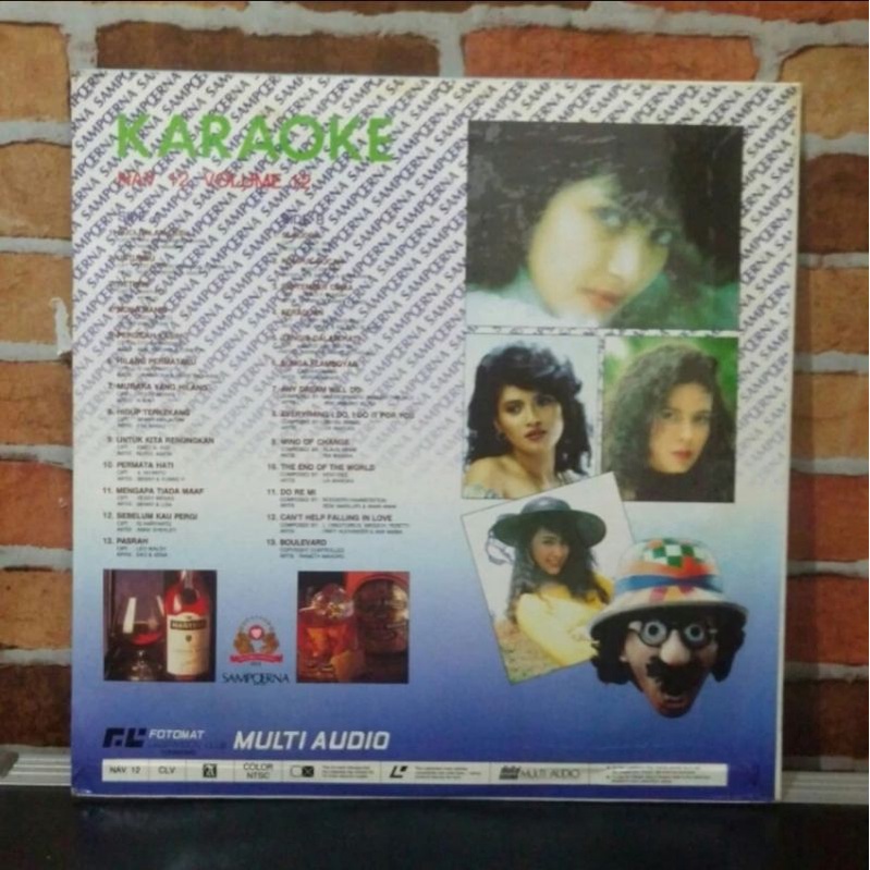 Kaset Laser disc Karaoke Nav.12