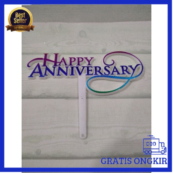 

[Bisa COD] TOPPER HAPPY ANNIVERSARY -Terlengkap-Termurah-Berkualitas