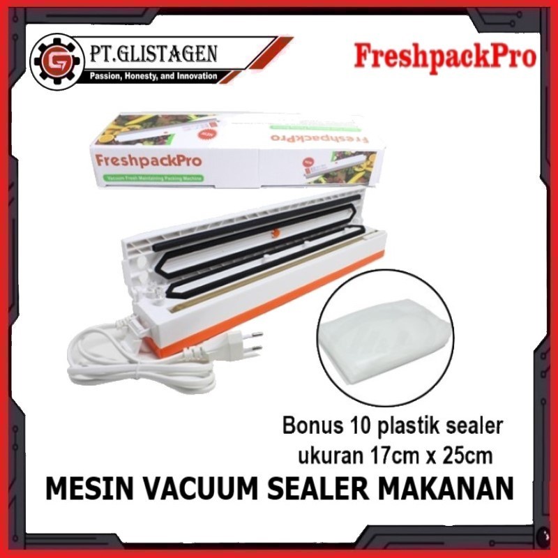 Jual Mesin Vacuum Sealer Alat Pengemas Makanan Kering Fresh Pack Pro